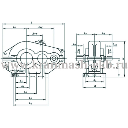 Редуктор ЦДНД 315 Редуктор ЦДНД 315
