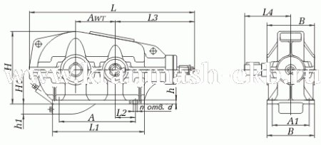 Редуктор КЦ1 400 Редуктор КЦ1 400