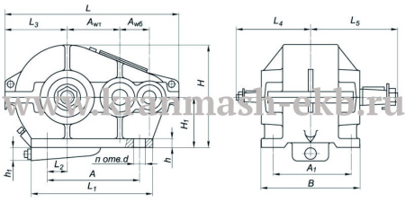 Редуктор Ц2 400 Редуктор Ц2 400
