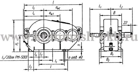Редуктор РМ 750 (РК 450) Редуктор РМ 750 (РК 450)